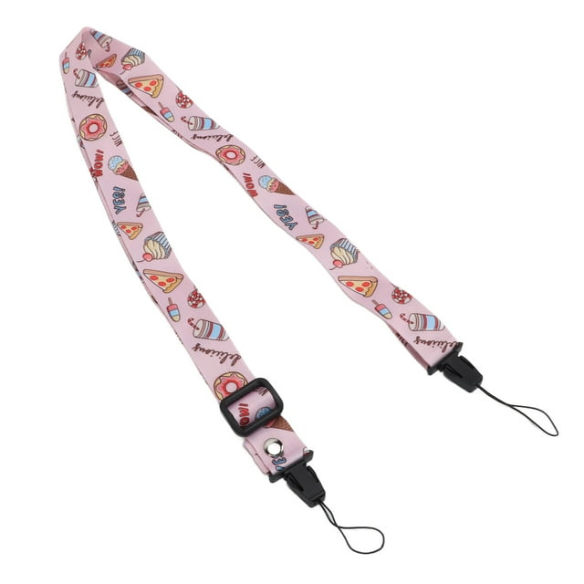 Camera Neck Shoulder Strap, 1.2m Free Hands Effective Protection Quick Release Camera Strap Polyester Simply Used Cute Pattern For Outdoor Activities Dessert Candy,Cow Pattern