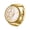 B, variant on Elastic Strap Ring Watch for Women: Analog Quartz Flexible Size Ring Watch for Christmas Gift
