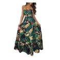 thumbnail image 1 of Conjunto de vestido de playa bronceado jianjun estampado hawaiano 2 piezas, 1 of 3