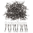 thumbnail image 4 of Conectores Pasadores giratorios DYNWAVEMX 100 Unids de Seguridad plata Eslabones giratorios de cojinetes de bolas de pesca, 4 of 5