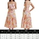 thumbnail image 2 of Vestido Midi Con Corsé Vestido casual con estampado floral Estilo boho Ropa estética sin espalda (Amarillo L) Cgtredaw para Mujer Amarillo T L, 2 of 6