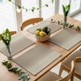 thumbnail image 5 of Khaki Ombre Placemats Set of 4 Gradient Gradual Color Place Mats Table Mats Kitchen Dining Home Outdoor Party Table Decoration, 5 of 9