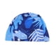 thumbnail image 1 of Gorro de natación de nailon con estampado de algas marinas azul, 1 pieza, 1 of 5