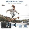 thumbnail image 2 of BREWENE Digital Camera 4K Autofocus Vlogging Camera for YouTube with 32GB Card,48MP UHD 16X Digital Zoom Point and Shoot Camera for Photography, 2 of 8