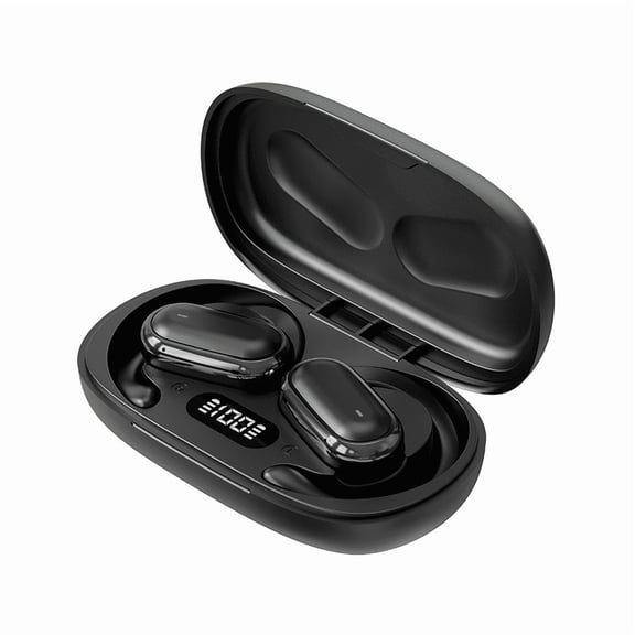 Bloydek Wireless Earbuds, Bluetooth 6.0 Open Ear Headphones, True Wireless Earbuds with LED Power Display Charging Case, IPX4 Sweatproof Earhooks for Sports Running Workout