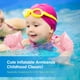thumbnail image 4 of Brazaletes de natación para niños, los niños pequeños comienzan a nadar Mangas flotantes inflables para piscinas, deportes acuáticos Aprendizaje de ayudas de entrenamiento de natación, 4 of 5