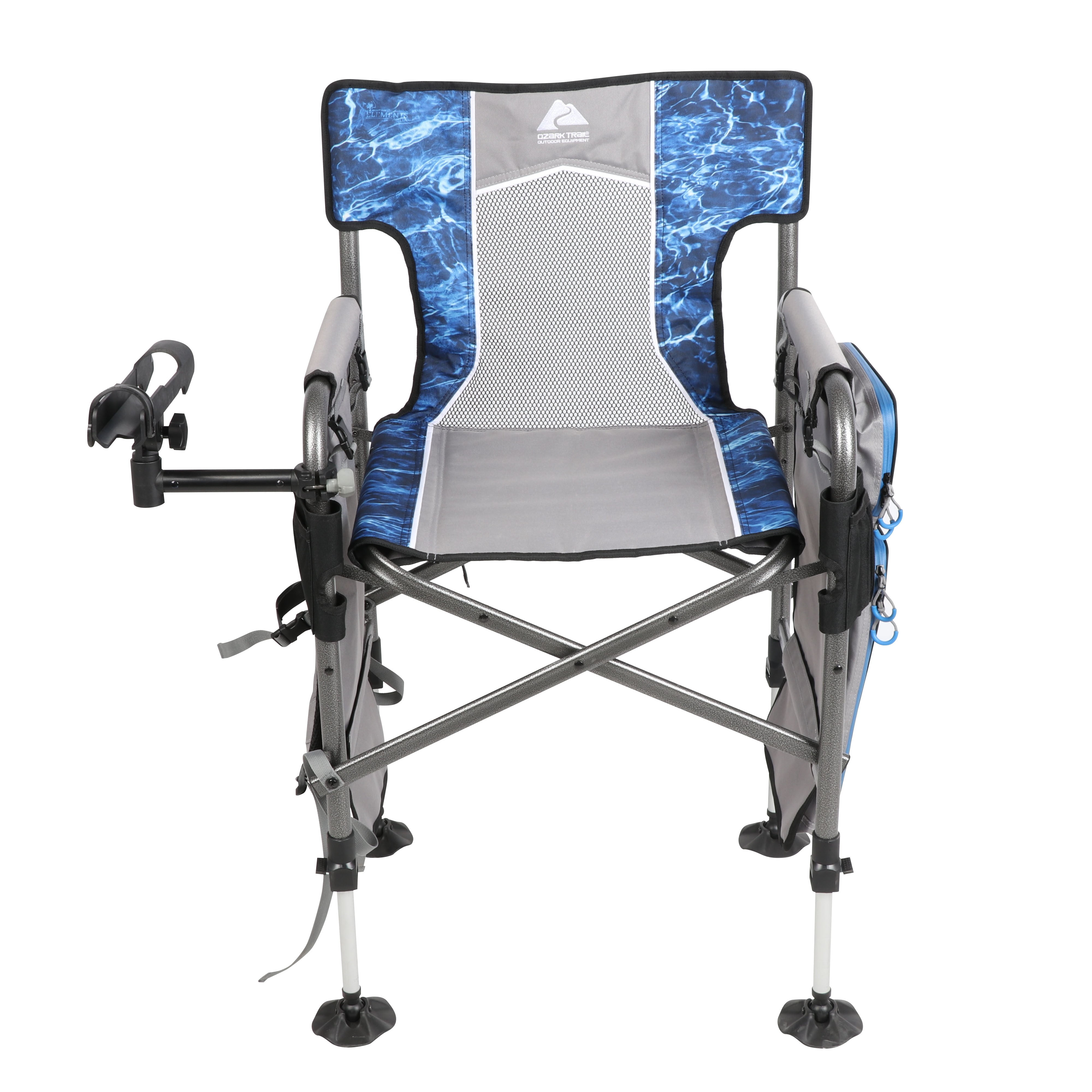 ice fishing chair with rod storage