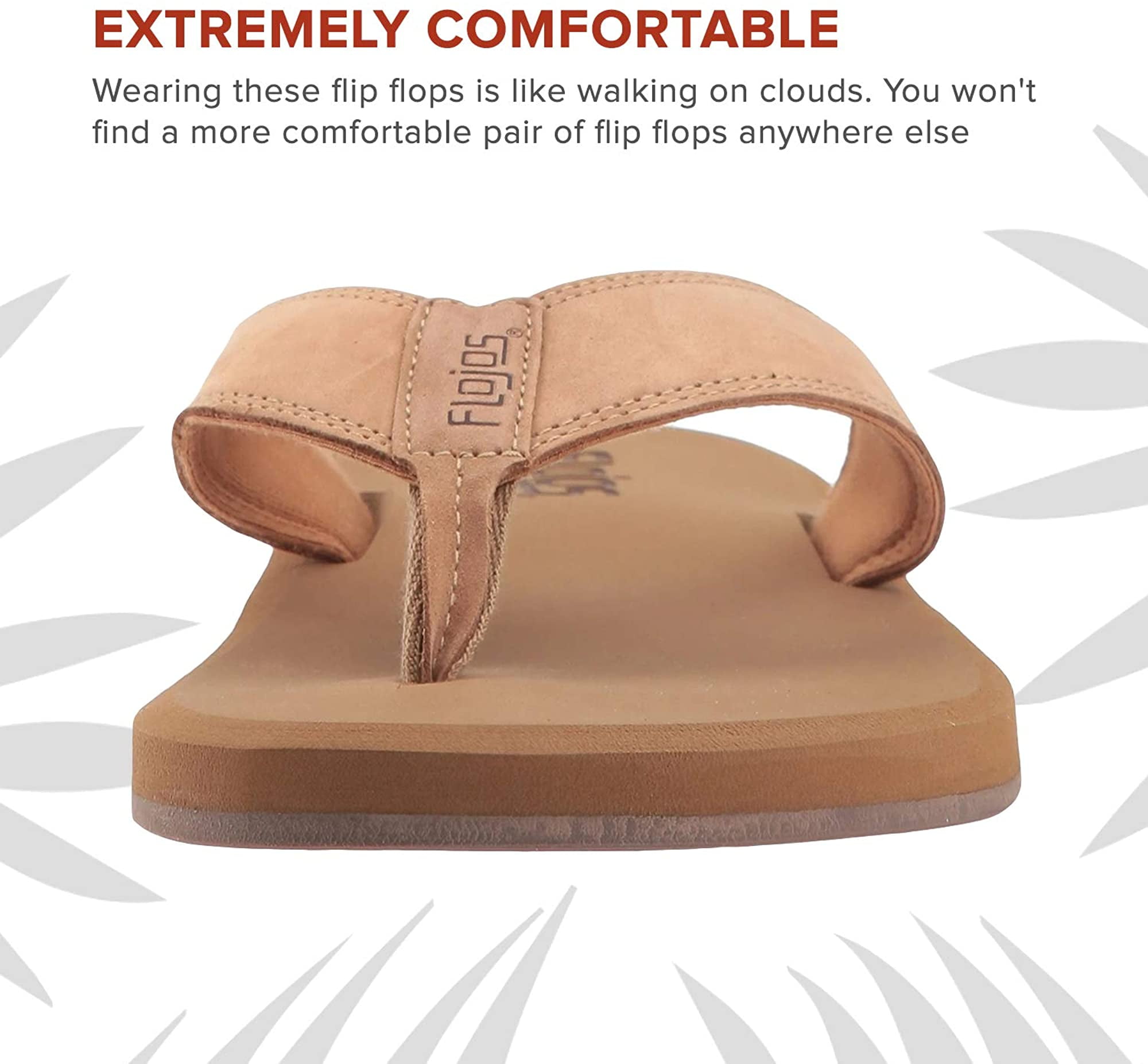 flojos leather flip flops