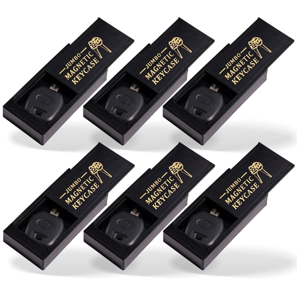 Llavero magnético Hide A Key para coche, hogar, oficina, paquete de 6