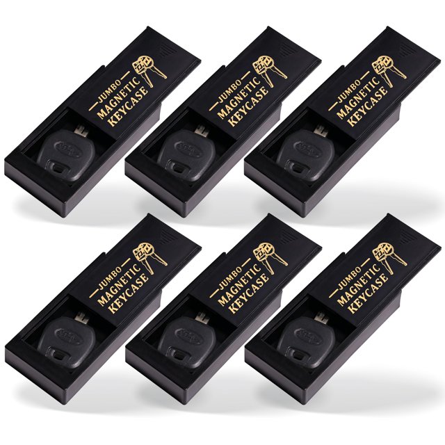 Llavero magnético Hide A Key para coche, hogar, oficina, paquete de 6