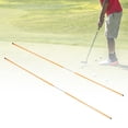 thumbnail image 6 of GARENDE 2 Pieces Golf Alignment Stick Golf Alignment Rod for Beginners Golf Training Orange, 6 of 9