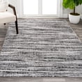 thumbnail image 5 of JONATHAN Y SILK ORCHID 4 x 6 Area Rug, Loom Strie - Black/Gray, SOR200C-4, 5 of 10