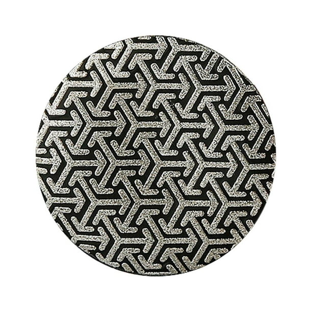 Almohadilla de pulido de disco para amoladora de 5cm, repuestos de almohadilla de pulido galvanizada, rosca de 10mm para piedra, cerámica y , Grano 100 Cola Disco abrasivo