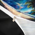 thumbnail image 4 of jejeloiu Tropical Sunset Twin Duvet Cover,Beach Palm Print Twin Bedding For Boys,Multicolor,Black Reversible,2pcs,1 Duvet Cover and 1 Pillowcase, 4 of 6