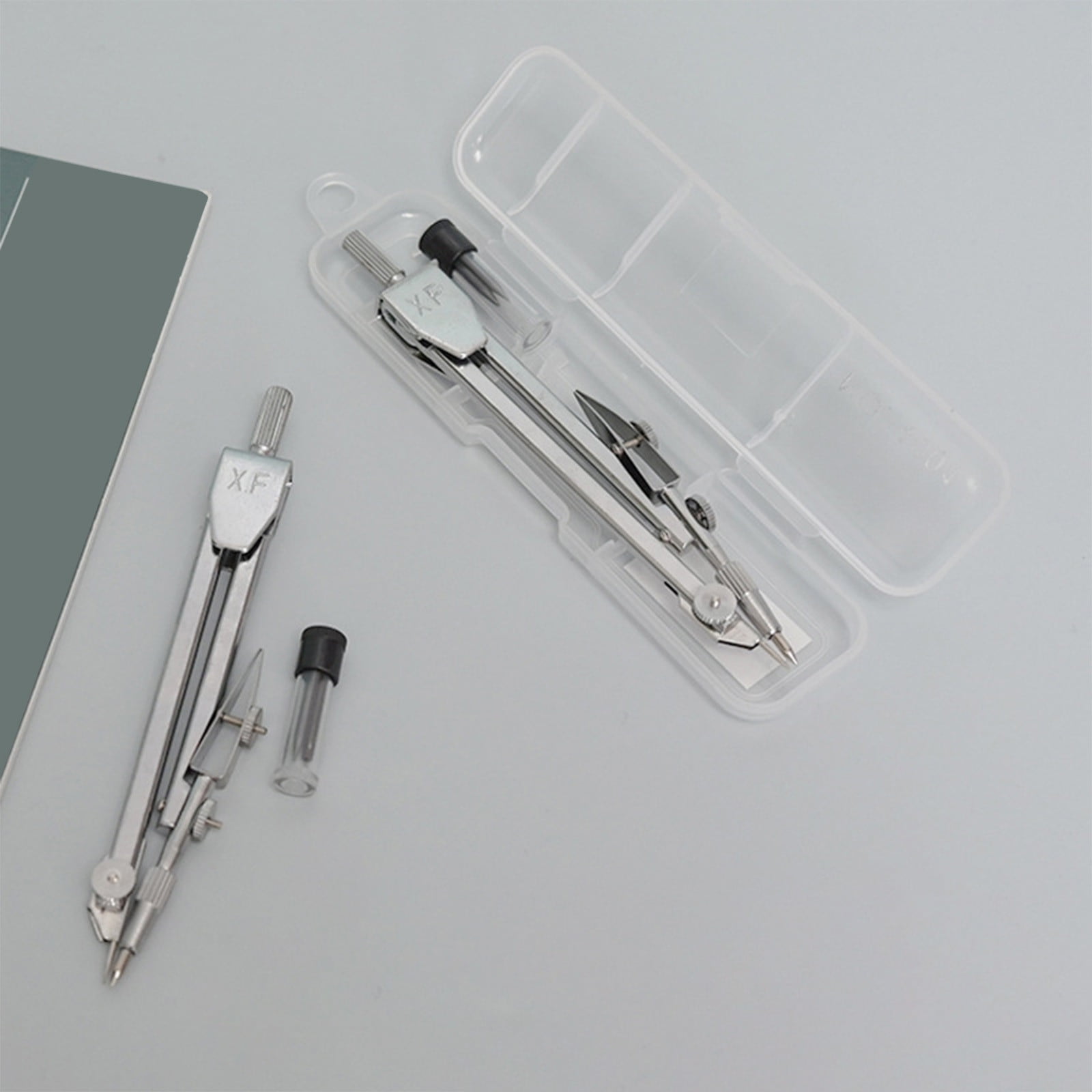 Geometry Compass Accessory Drafting Tools Set - Professional With Extension Leg For Large Circles ...