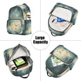 thumbnail image 5 of FORMRS Mini Backpack Purse for Women Travel Daypack Casual Shoulder Bag, Night Forest Scene, 5 of 7