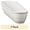 Off-White, variant on Mainstays 14" D x 10" H Ferenza White Recycled Resin Planter