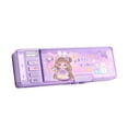 thumbnail image 6 of Double Layer Large Capacity Multifunctional Stationery Box Password' W9G3, 6 of 6
