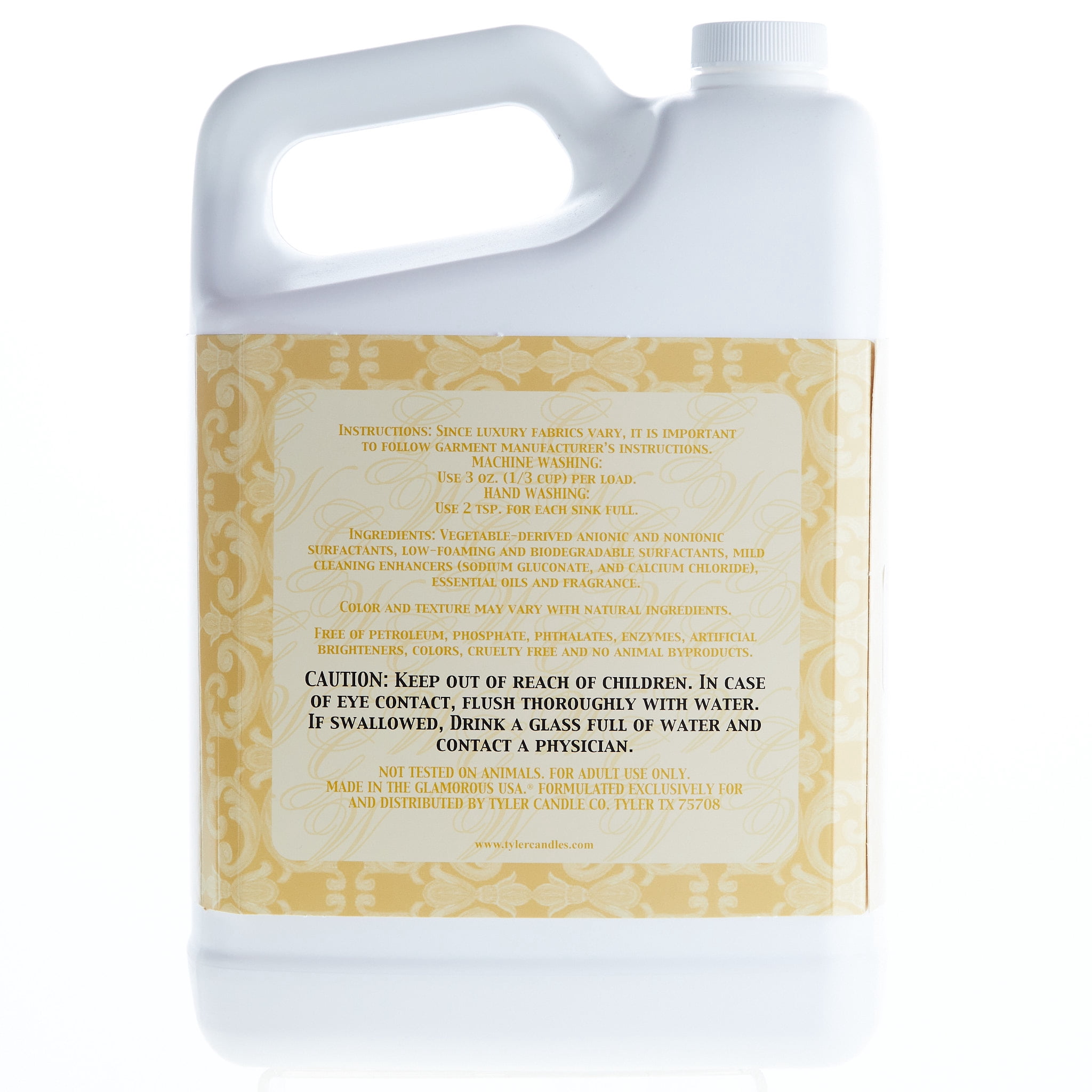 Tyler Candle Wishlist Glamorous Wash Liquid Laundry Detergent, 48 Loads, 128 fl oz