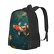 thumbnail image 1 of Fotbe Koi Pond Lilies Mochila para Hombre y Mujer - Tela Oxford 600D Resistente - Mochila Impermeable de Gran Capacidad para Escuela, Viajes y Senderismo, 1 of 6