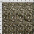 thumbnail image 4 of oneOone Cotton Flex Dark Olive Green Fabric Abstract Craft Projects Decor Fabric Printed By The Yard 40 Inch Wide, 4 of 5