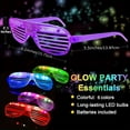 thumbnail image 3 of 24 PCS LED Glasses, Glow in the Dark Party Supplies Light Up Glasses , Neon Flashing Glasses Glow Party Glow Glasses Bulk Party Pack for Halloween Birthday Wedding Rave Carnival, 3 of 6
