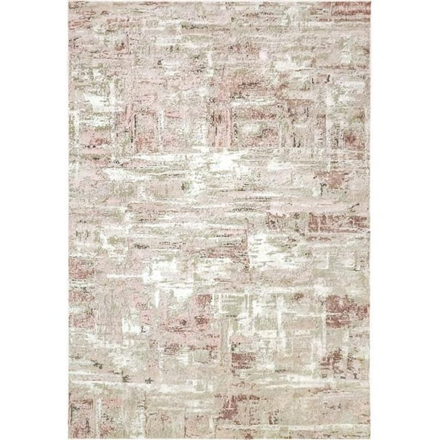 Dynamic Rugs CU710982076111 6 ft. 7 in. x 9 ft. 6 in. Chateau 98207 Rectangle Modern Area Rug - 6111 Beige & Blush