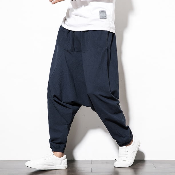 Pantalones bombachos de estilo chino para hombre Tan Jianjun unisex