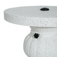thumbnail image 6 of Christopher Knight Home 20"H Vintage Patio Umbrella Base Side Table, Sand Fill Design, White Marble, 6 of 12