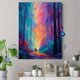 thumbnail image 4 of Qisvanset Autumn Moon Landscape Oil Painting 12x16 Inch Study Room Art, 4 of 8