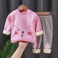 thumbnail image 2 of NOLDARES Toddler Boys Pajamas Set 2Pcs Long Sleeve Cotton Print Top and Pants Soft Sleepwear Pjs Jammies Fall Winter 6-12 Months 12-24 Months 2t 3t 4t 5t 6t 7t 8t 9t Children,Pink,9-10 Y, 2 of 4