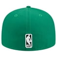 thumbnail image 4 of Men's New Era  Kelly Green Boston Celtics Tri-Hit 59Fifty Fitted Hat, 4 of 5