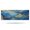 Blue White Gold, variant on Blue Gold Marble Pattern Bathroom Rugs Mat,Non Slip Microfiber Bathroom Rug,Rubber Backing,Soft Bathroom Mats for Bathroom Floor,Tub and Shower,17x27in(43x68cm)