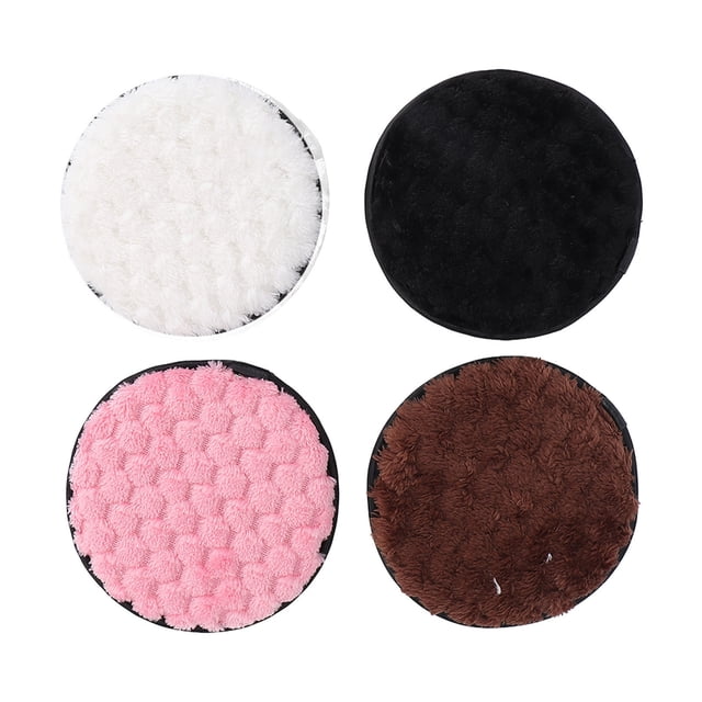 Almohadillas Para Quitar Maquillaje, 4 Piezas De Fibra Superfina, Cobertura De área Grande, Esponja De Limpieza De Maquillaje Facial Reutilizable Para La Vida Diaria ANGGREK No