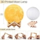 thumbnail image 2 of Lámpara de luna Luz de luna Luz de noche de luna Lámpara de luna personalizada para dormitorio Lámpara de luna impresa en 3D Regalo de cumpleaños para ella 15 cm 3 colores, 2 of 5