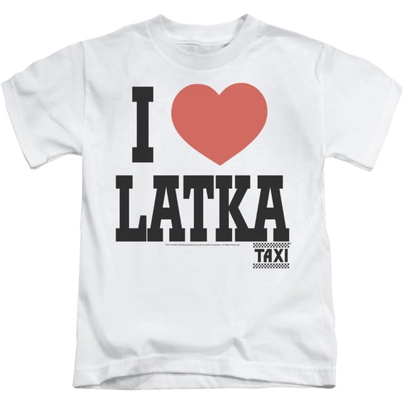 Taxi I Heart Latka Youth 18/1 T-Shirt White