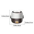 thumbnail image 3 of Savings Oefntac Lunch Box Hot Household Stainless Steel Lunch Box Display Function Car Insulation Plug in Lunch Box, 3 of 5