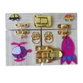 thumbnail image 4 of Accesorios para tableros de actividades, pestillos y puertas, juguetes educativos, motricidad fina Estilo B, 4 of 9