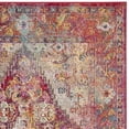 thumbnail image 5 of SAFAVIEH Crystal Salma Traditional Area Rug, Light Blue/Fuchsia, 4' x 6', 5 of 6