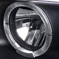 thumbnail image 4 of Halo Projector Headlight In Black Housing Clear Lens Made For And Compatible With 1999 - 2002 Chevrolet Chevy Silverado 00-06 Suburban Tahoe, 4 of 7