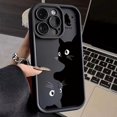 thumbnail image 3 of Cute Cartoon Cat Soft Phone Case For iPhone 15 16 Pro Max Cases iPhone 14 13 12 11 Pro Max XS Max XR X 7 8 Plus Shockproof Cover tzw, 3 of 6