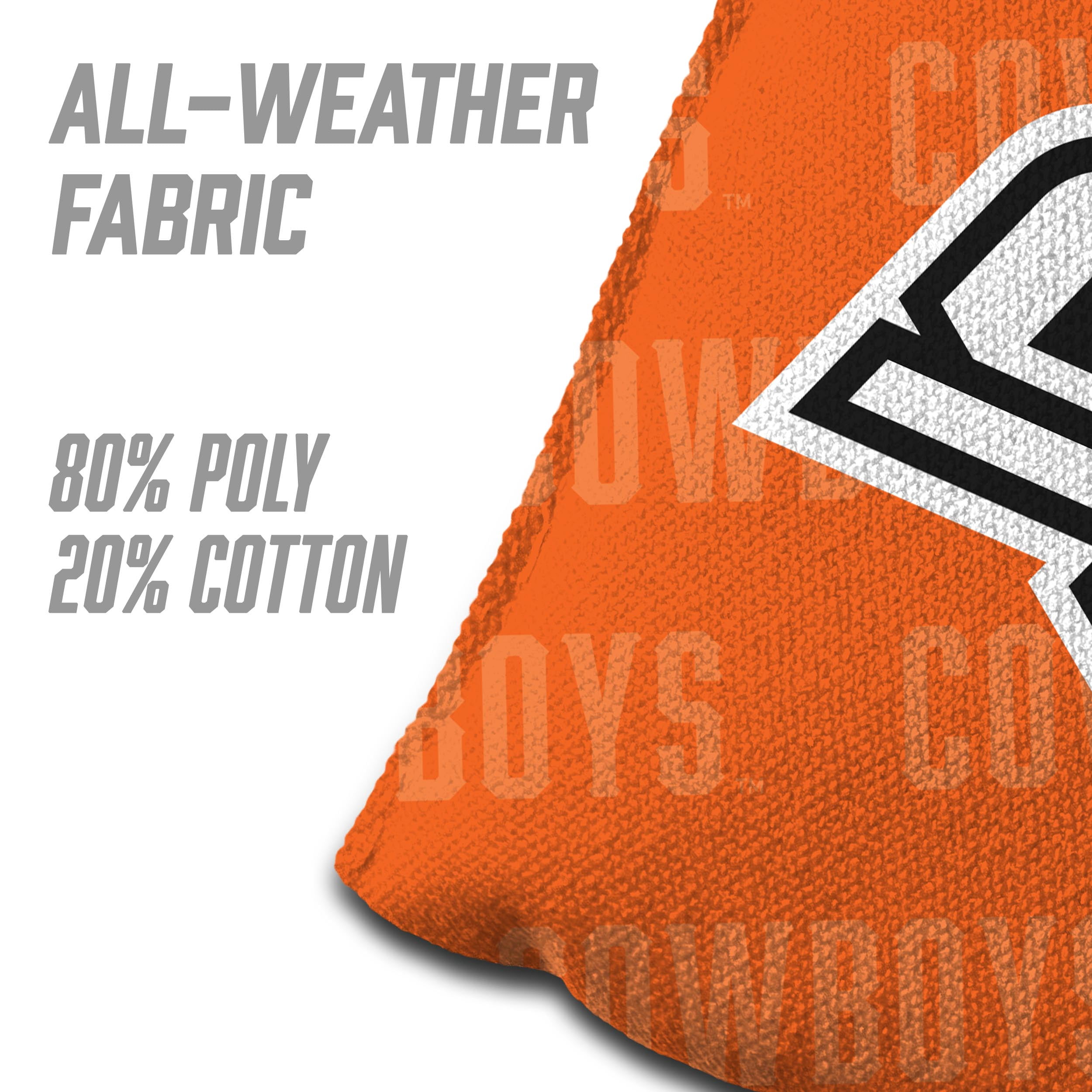 NCAA Oklahoma State Cowboys Cornhole Bags - 4PK - Orange