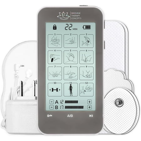 TENS Muscle Stimulator - Non-Invasive EMS rapy Machine for N - TENS Unit by NOBRAND for Pain Relief
