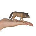 thumbnail image 4 of Mojo Timber Wolf Walking Realistic International Wildlife Figura de juguete pintada a mano, 4 of 4