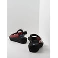 thumbnail image 3 of Wolky Women's Jewel Comfortable Slingback Sandals, Red Mini Croco Leather, Size EU 38, 3 of 6