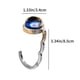 thumbnail image 3 of Luminous Glass Hooks Fluorescent Cosmic Glass Schoolbag Hooks Folded Bag Hooks Hooks For Deskside Hooks Student Gifts, 3 of 6