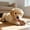 Brun, variante sur Jouet à Mâcher Interactif Durable Qui Couine pour Chiots en Dentition et contre l'Anxiété, Conçu pour les Gros Mâcheurs, Forme de Gomme en Caoutchouc TPR