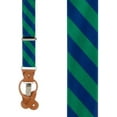thumbnail image 2 of SuspenderStore Dressy Striped Suspenders - Convertible End Button & Clip - 5 Colors, 2 of 4