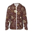 thumbnail image 2 of Lsque Coffee and Flowers UPF 50+ Lightweight Sun Protection Men's Women's Long Sleeve Shirt, Hoodie Performance -Small, 2 of 9