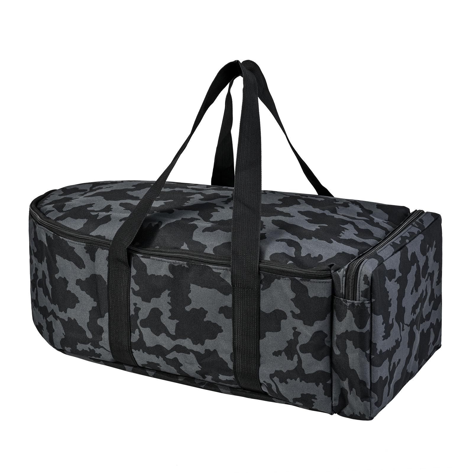 koolsoo Tackle Bag Accessories Fishing Gear Bag for Boat Backpacking Enthusiast Black Grey